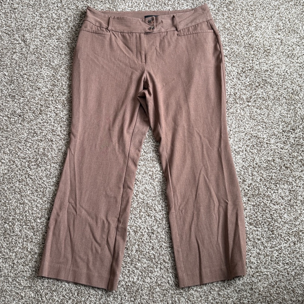 Rafaella Chocolate Brown Trousers